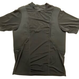 5.11 Tactical Mens 40011 Holster Shirt Black 2XL Concealed Carry Compression Tee